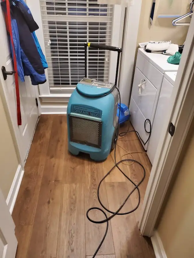 Commercial dehumidifier deployed for Crawl Space Restoration in San Diego